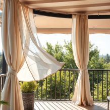 Zasłony na taras i balkon: jak wybrać materiały i montaż, by połączyć ochronę z estetyką przestrzeni outdoorowej