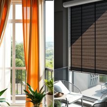 Rolety czy zasłony do okien balkonowych: praktyczne porównanie pod kątem funkcji, stylu i montażu